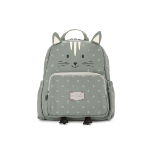 Nuvita Mochila Mochila infantil KiddieKit Gato Verde salvia 3 a 6 años - Nuvita NU-PGBG0325