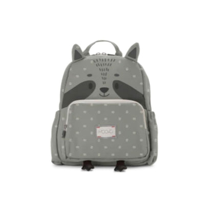 Nuvita Mochila Mochila infantil KiddieKit Mapache gris 3 a 6 años - Nuvita NU-PGBG0324