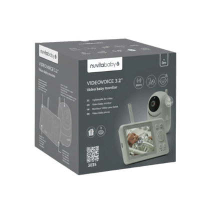 Nuvita Monitor / Cámara para bebé Baby Monitor Videovoice 3.2 3035 - Nuvita NU-SCBM0029