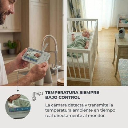 Nuvita Monitor / Cámara para bebé Baby Monitor Videovoice 3.2 3035 - Nuvita NU-SCBM0029
