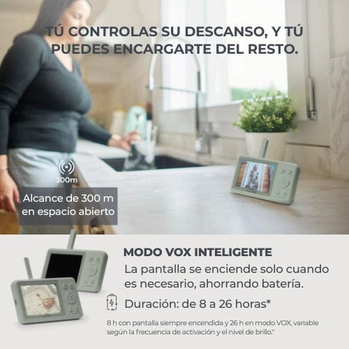 Nuvita Monitor / Cámara para bebé Baby Monitor Videovoice 3.2 3035 - Nuvita NU-SCBM0029