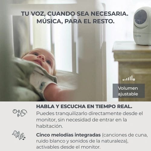 Nuvita Monitor / Cámara para bebé Baby Monitor Videovoice 3.2 3035 - Nuvita NU-SCBM0029