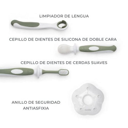 Nuvita Mordedores Kit de higiene bucal para niños - Nuvita NU-IBOC0036