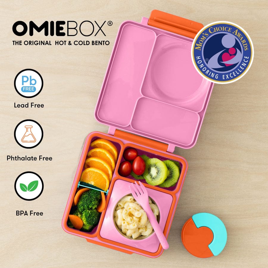 Omie Alimentación Lonchera para almuerzo con termo Isotérmica Pink Berry - Omiebox V2-66FC04