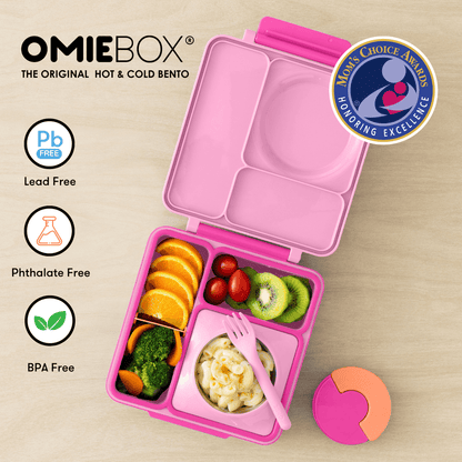 Omie Alimentación Lonchera para almuerzo con termo Isotérmica Pixie Pink - Omiebox 66FC14