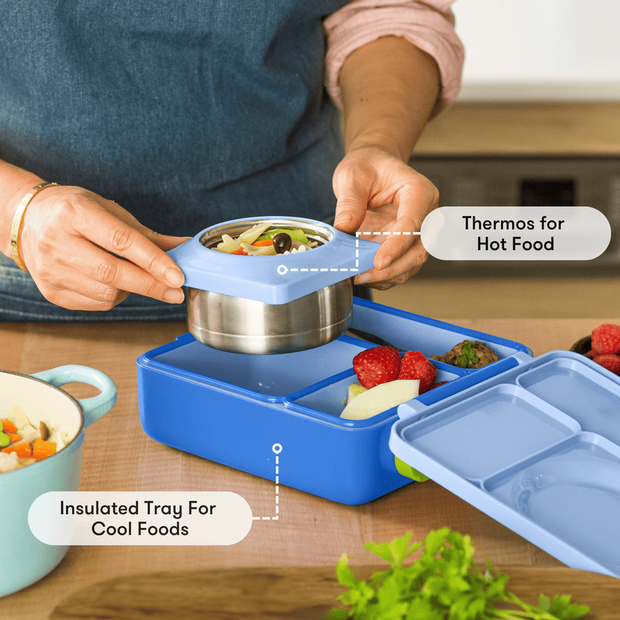 Omie Alimentación Lonchera para almuerzo con termo Isotérmica Sea Blue - Omiebox 66FC15