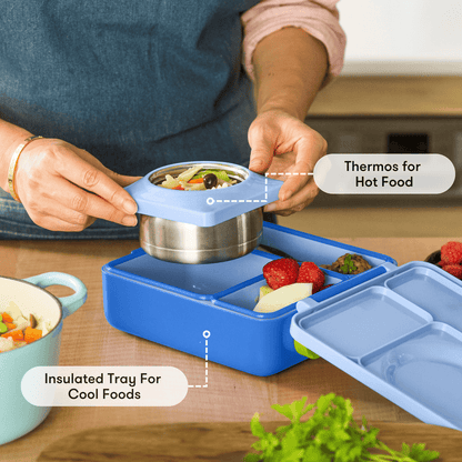 Omie Alimentación Lonchera para almuerzo con termo Isotérmica Sea Blue - Omiebox 66FC15