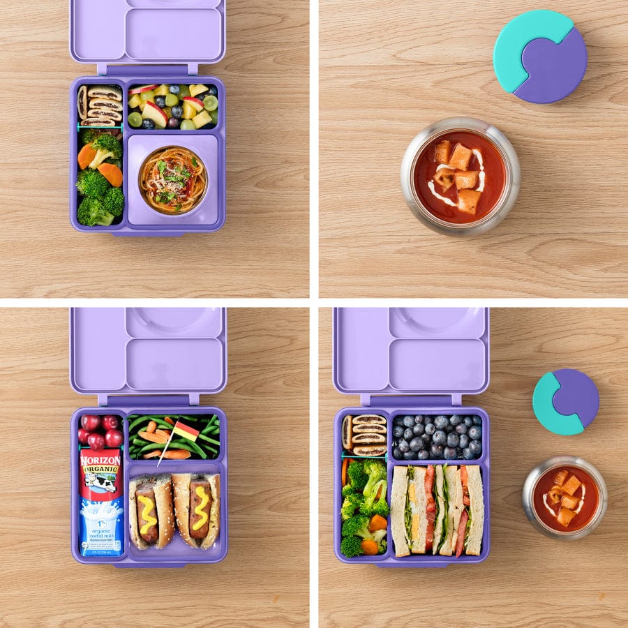 Omie Alimentación Lonchera para almuerzo Isotérmica Purple Plum - Omiebox V2-66FC08