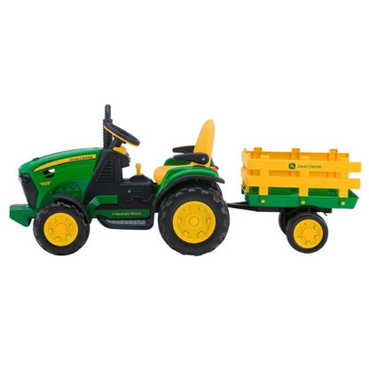 Peg Perego Juguetes de actividades para bebés Tractor eléctrico John Deere- Peg Pérego JD_Force_Trailer