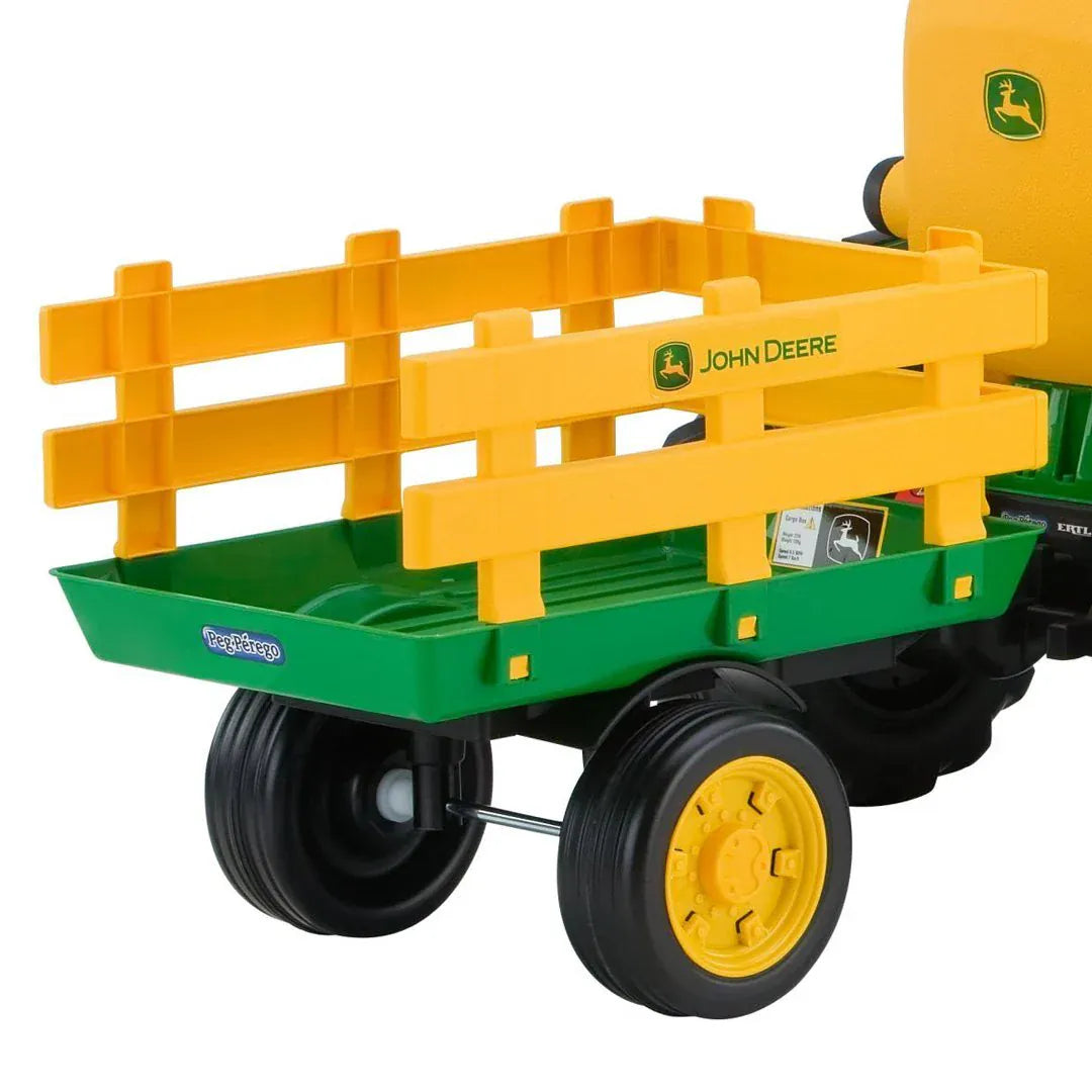 Peg Perego Juguetes de actividades para bebés Tractor eléctrico John Deere- Peg Pérego JD_Force_Trailer