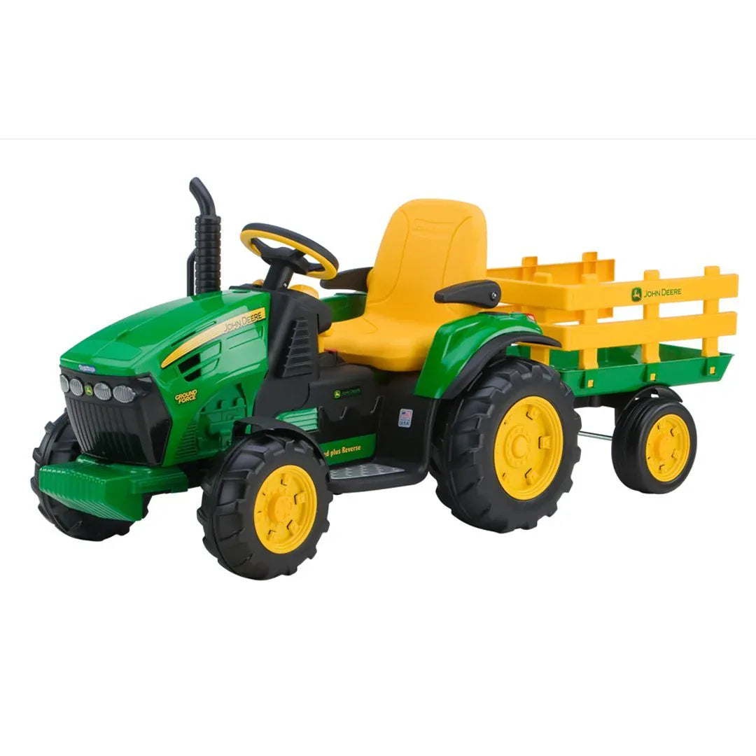 Peg Perego Juguetes de actividades para bebés Tractor eléctrico John Deere- Peg Pérego JD_Force_Trailer
