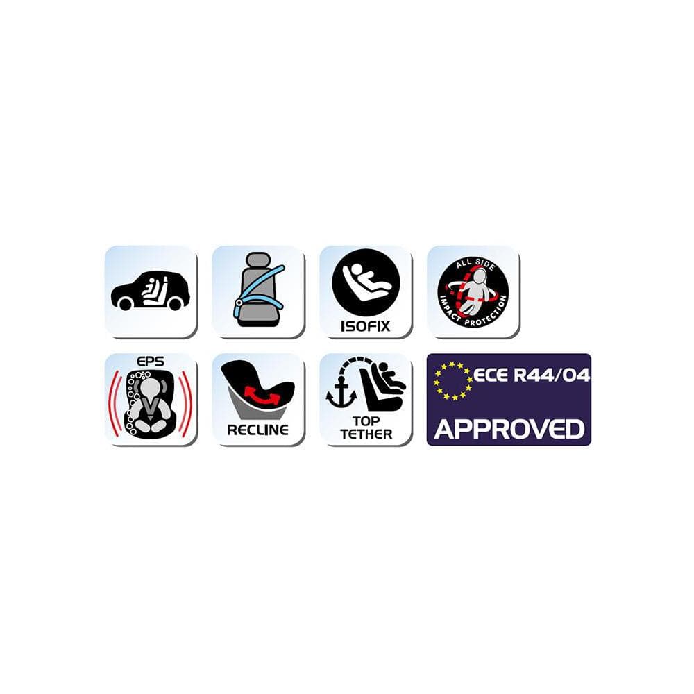PEG PEREGO Silla de auto convertible Silla de auto combinada Via 123 Crystal black - Peg Pérego PP_Via123_CB