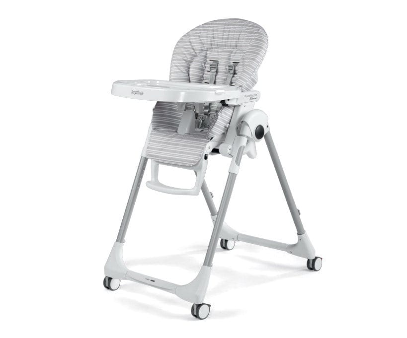 silla de comer peg perego Silla de comer Prima Pappa Follow Me Linear Grey - Peg Perego
