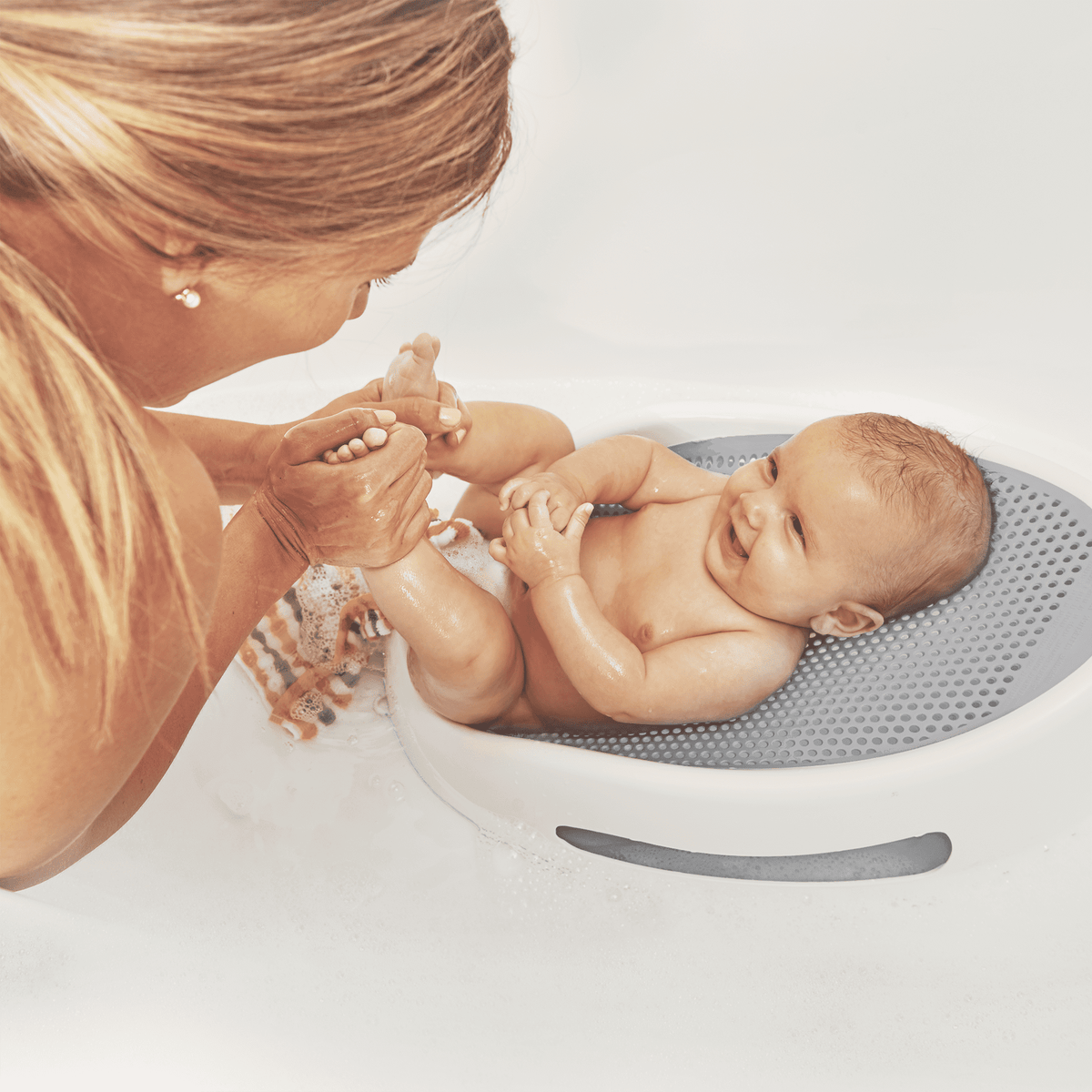 Pichintun Artículos para el baño Pack Hora del Baño Bebé | Angelcare GREY + Weleda I000548-007527SI-005358SI