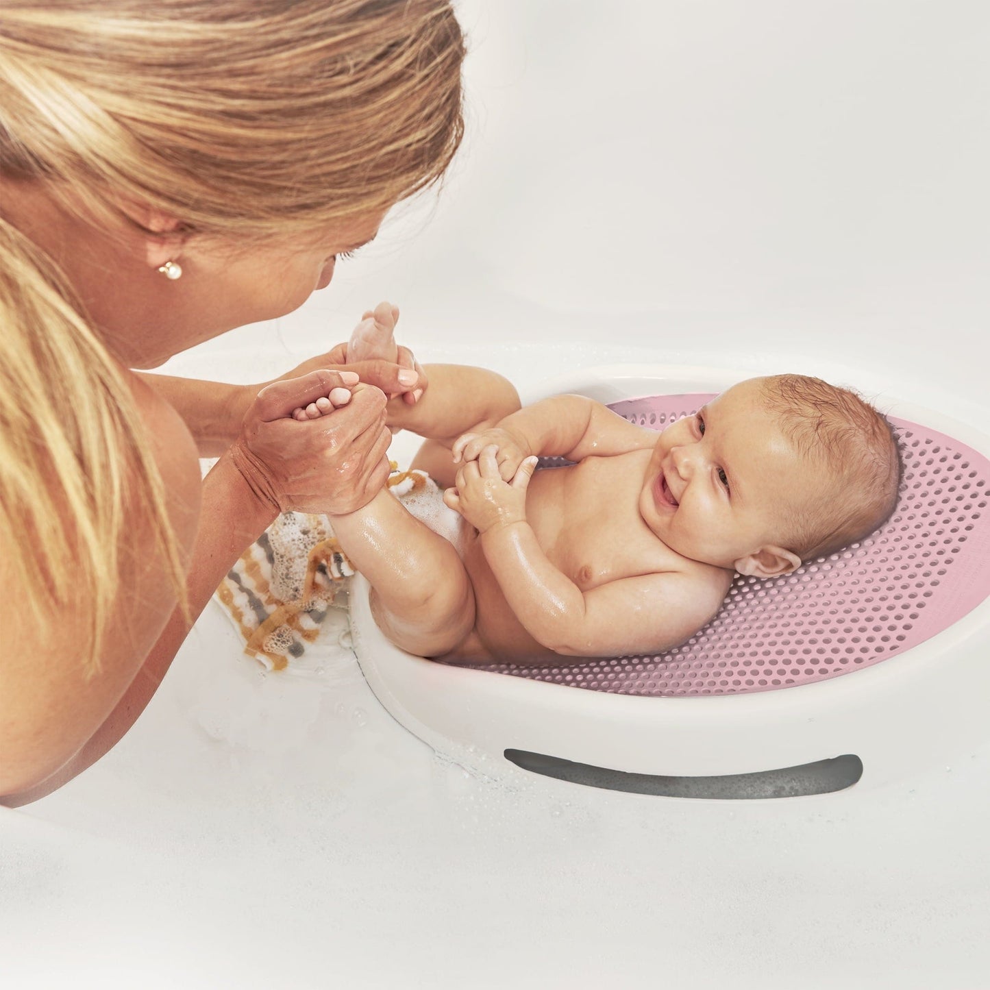 Pichintun Artículos para el baño Pack Hora del Baño Bebé | Angelcare Pink + Weleda I000550-007527SI-005358SI
