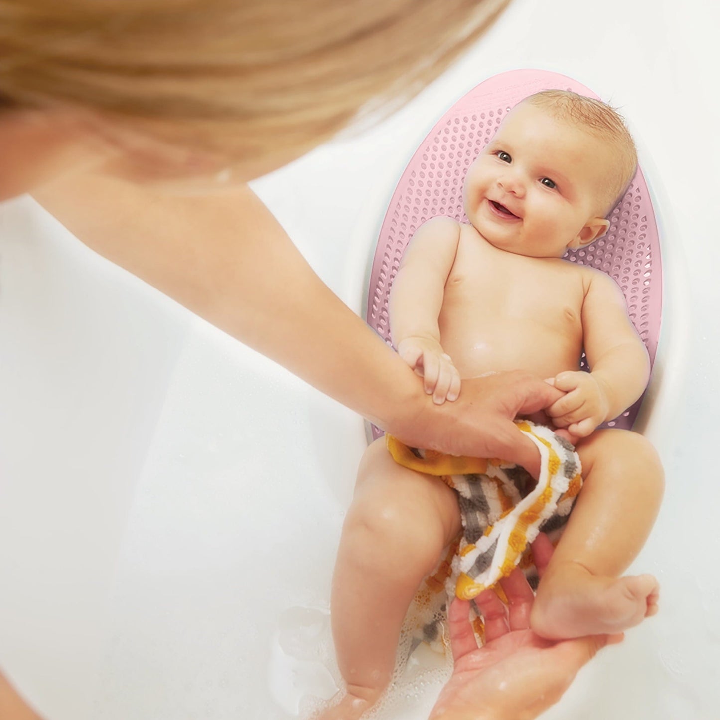 Pichintun Artículos para el baño Pack Hora del Baño Bebé | Angelcare Pink + Weleda I000550-007527SI-005358SI