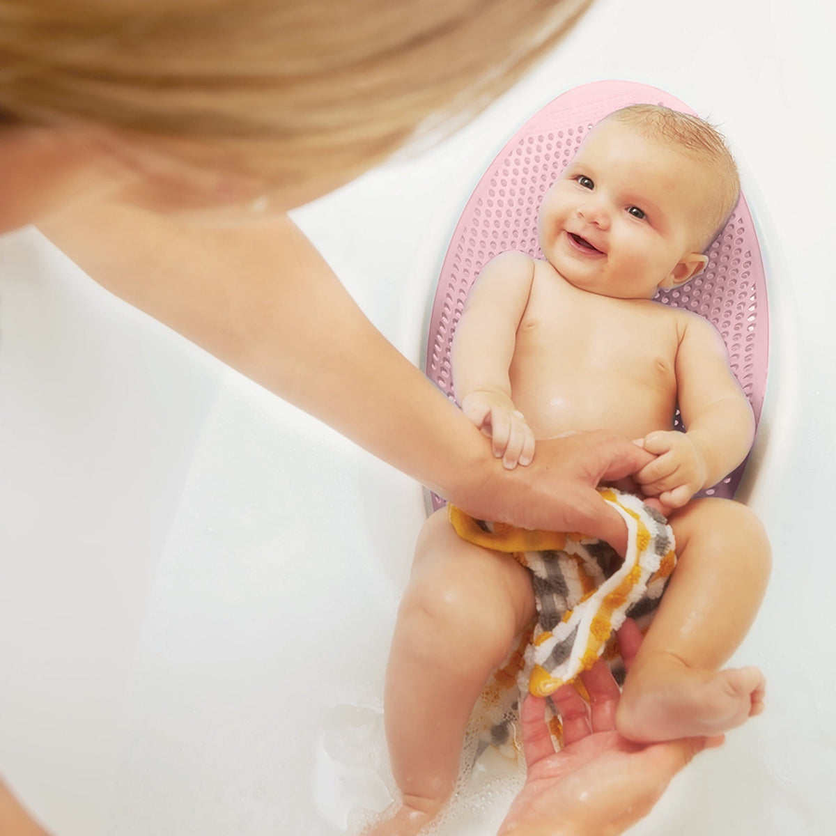Pichintun Artículos para el baño Pack Hora del Baño Bebé | Angelcare Pink + Weleda I000550-007527SI-005358SI
