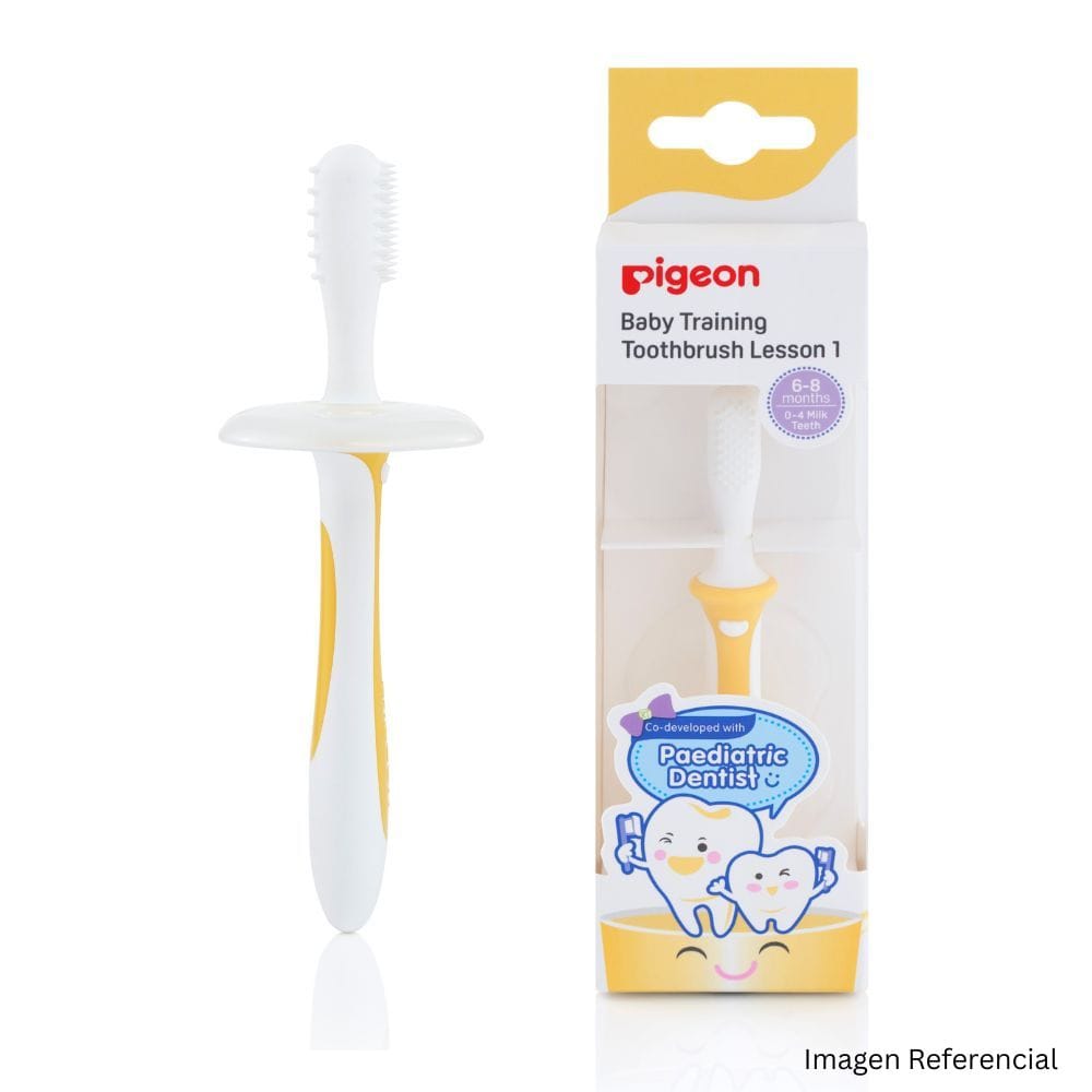 Pigeon Cuidado Personal Cepillo dental de aprendizaje Amarillo Paso 1 - Pigeon 10107