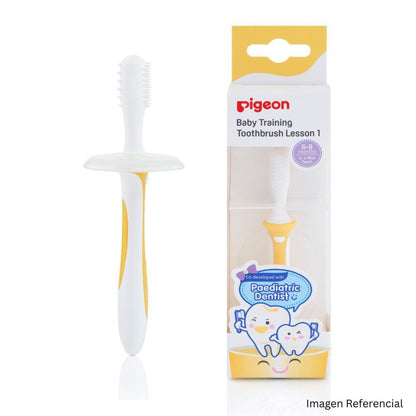 Pigeon Cuidado Personal Cepillo dental de aprendizaje Amarillo Paso 1 - Pigeon 10107