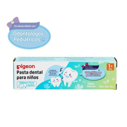 Pigeon Cuidado Personal Pasta Dental Para Niños Sabor Natural 45g - Pigeon