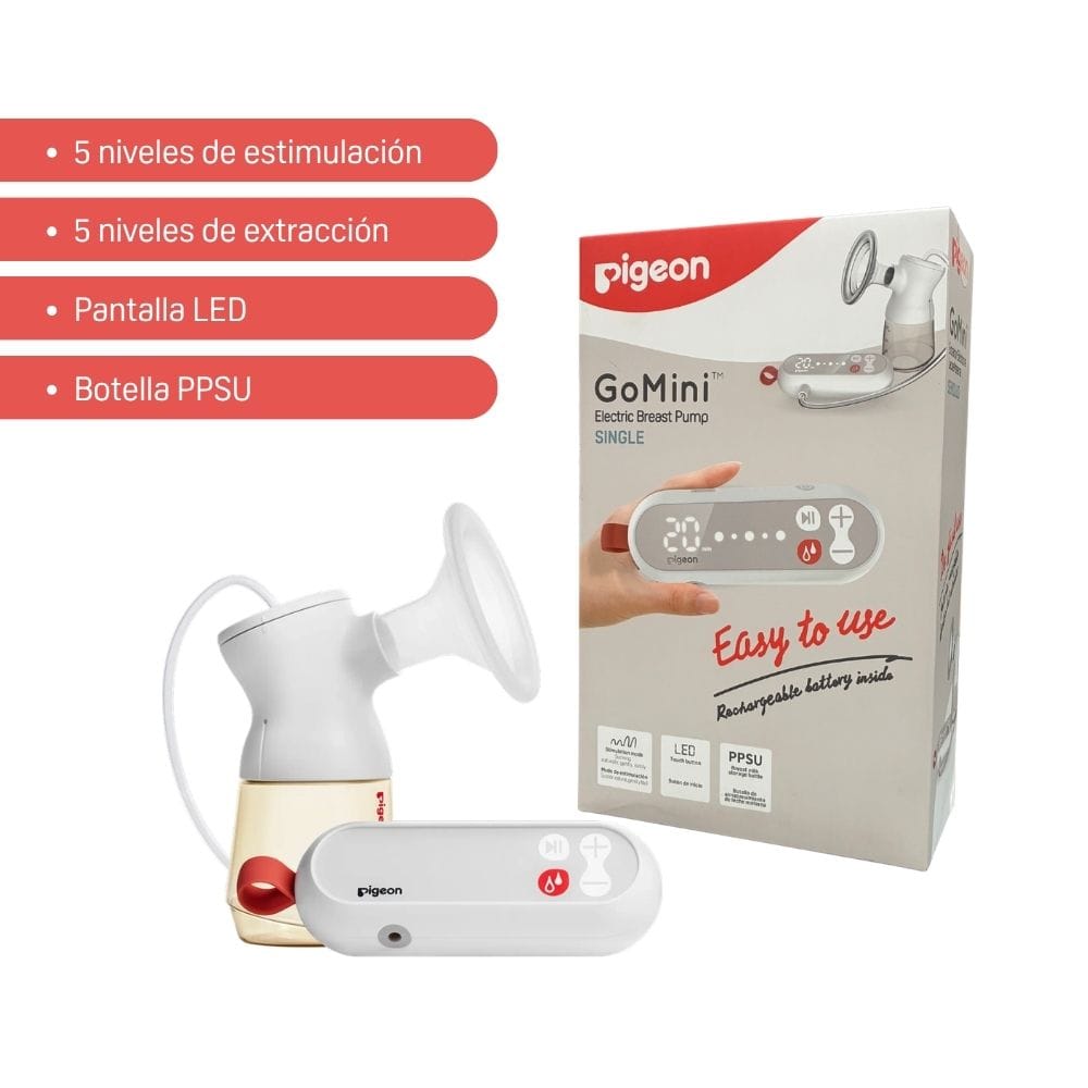 Pigeon Lactancia Materna Extractor de leche eléctrico GoMini Single - Pigeon 80245