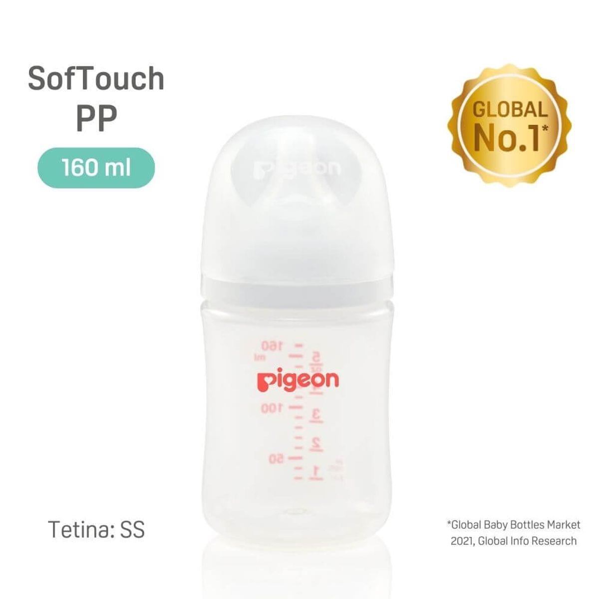 Pigeon Mamadera Mamadera Softouch Pp 160ml - Pigeon 80834