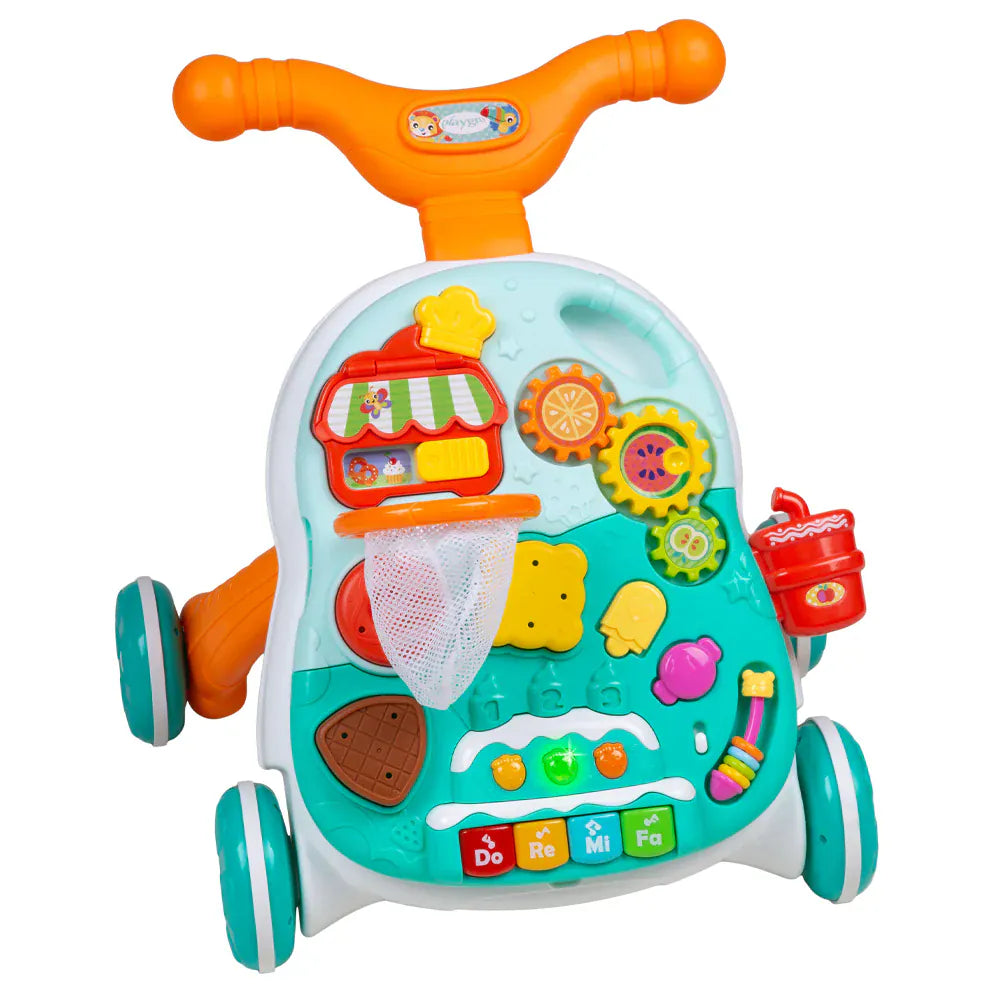 Playgro Juguetes de actividades para bebés Mesa y Caminadora 2 en 1 - Playgro 05051689138