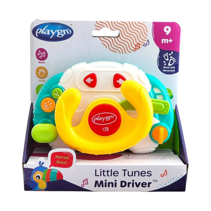 Playgro Juguetes de actividades para bebés Mini Chofer Pequeñas Melodías - Playgro 05051589073