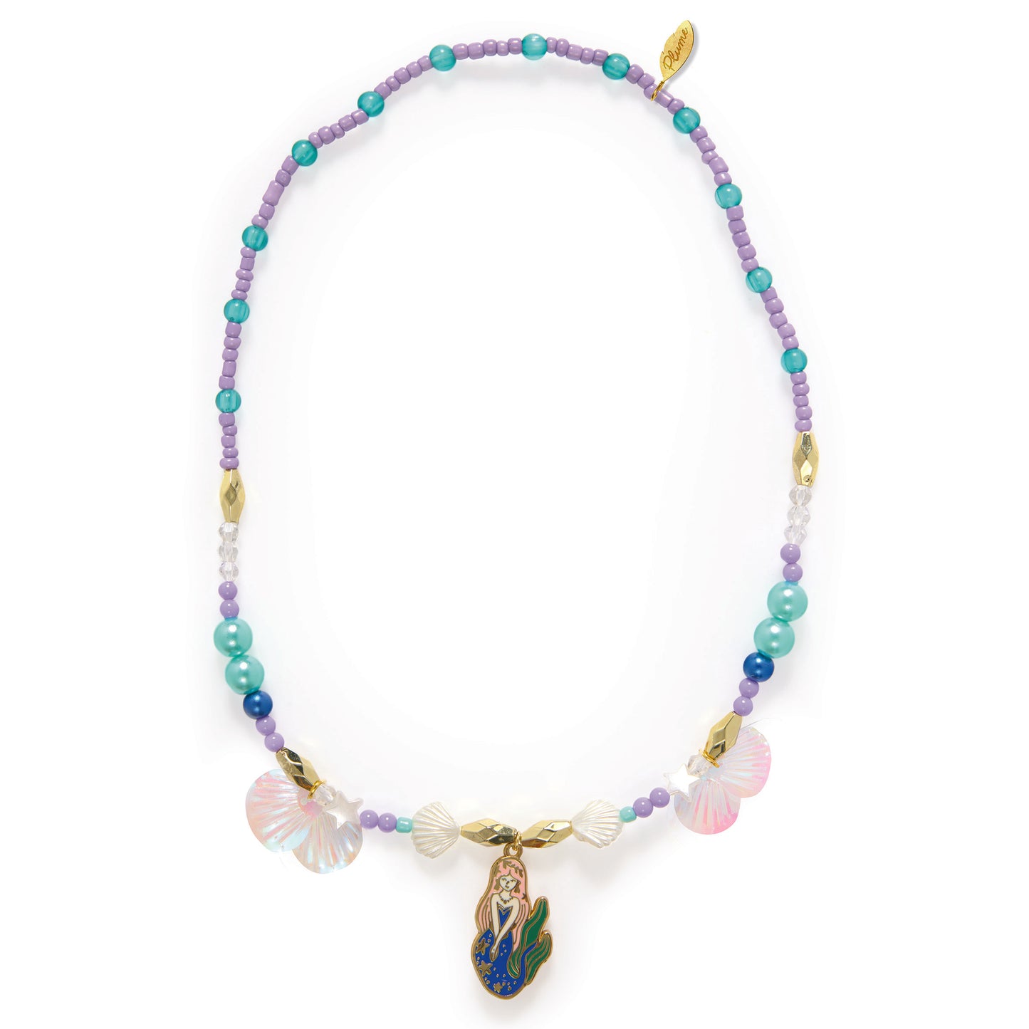 PLUME Arte / Manualidades Collar Alizée – Accesorio Infantil con Dijes de Sirena - Djeco DD05760