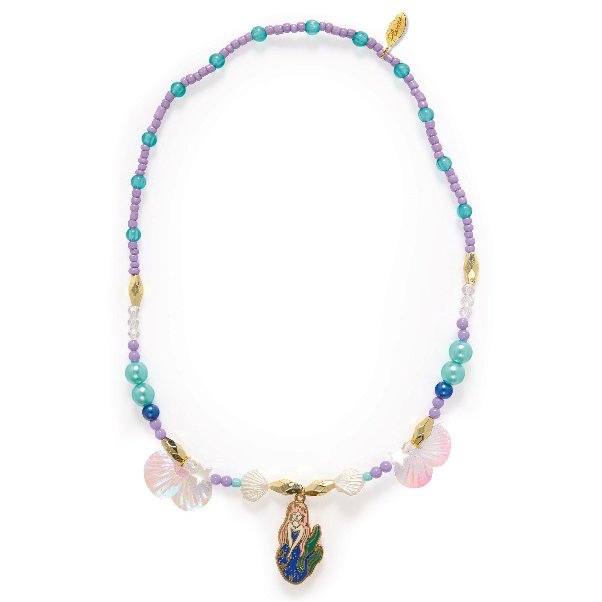 PLUME Arte / Manualidades Collar Alizée – Accesorio Infantil con Dijes de Sirena - Djeco DD05760