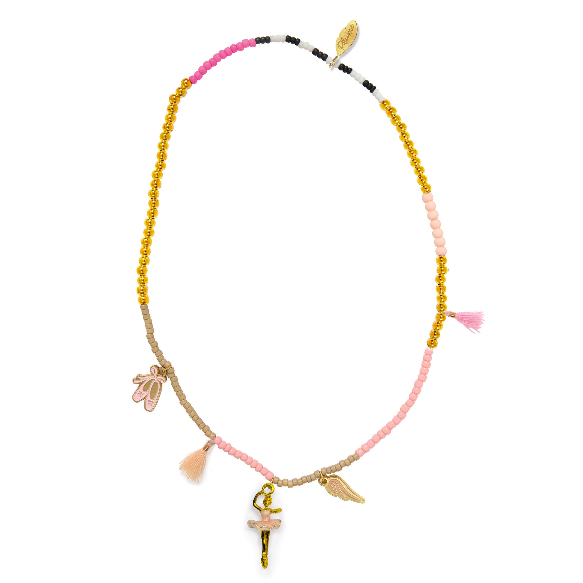 PLUME Arte / Manualidades Collar Isadora – Accesorio Infantil con Dijes de Ballet - Djeco DD05780
