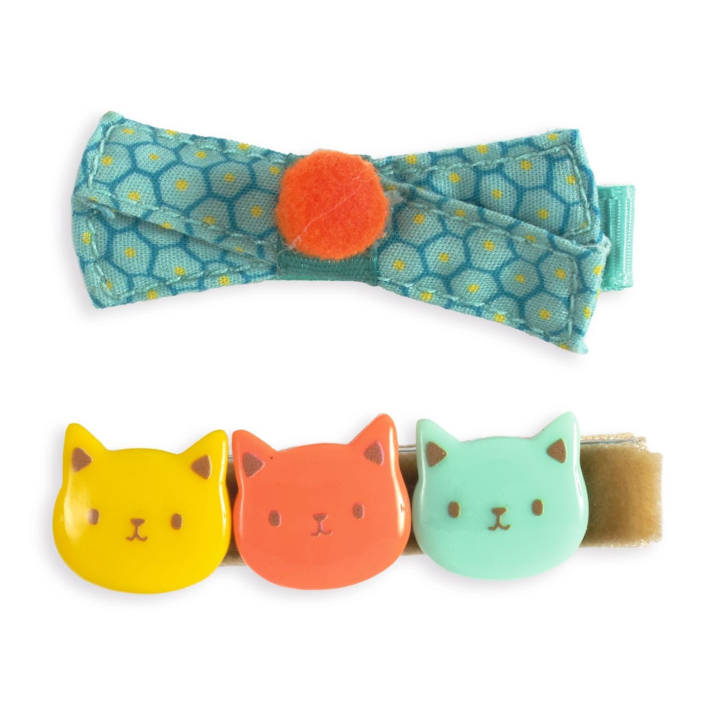 PLUME Arte / Manualidades Set 2 Pinches Cocodrilo Nina – Accesorios Infantiles Djeco DD05745