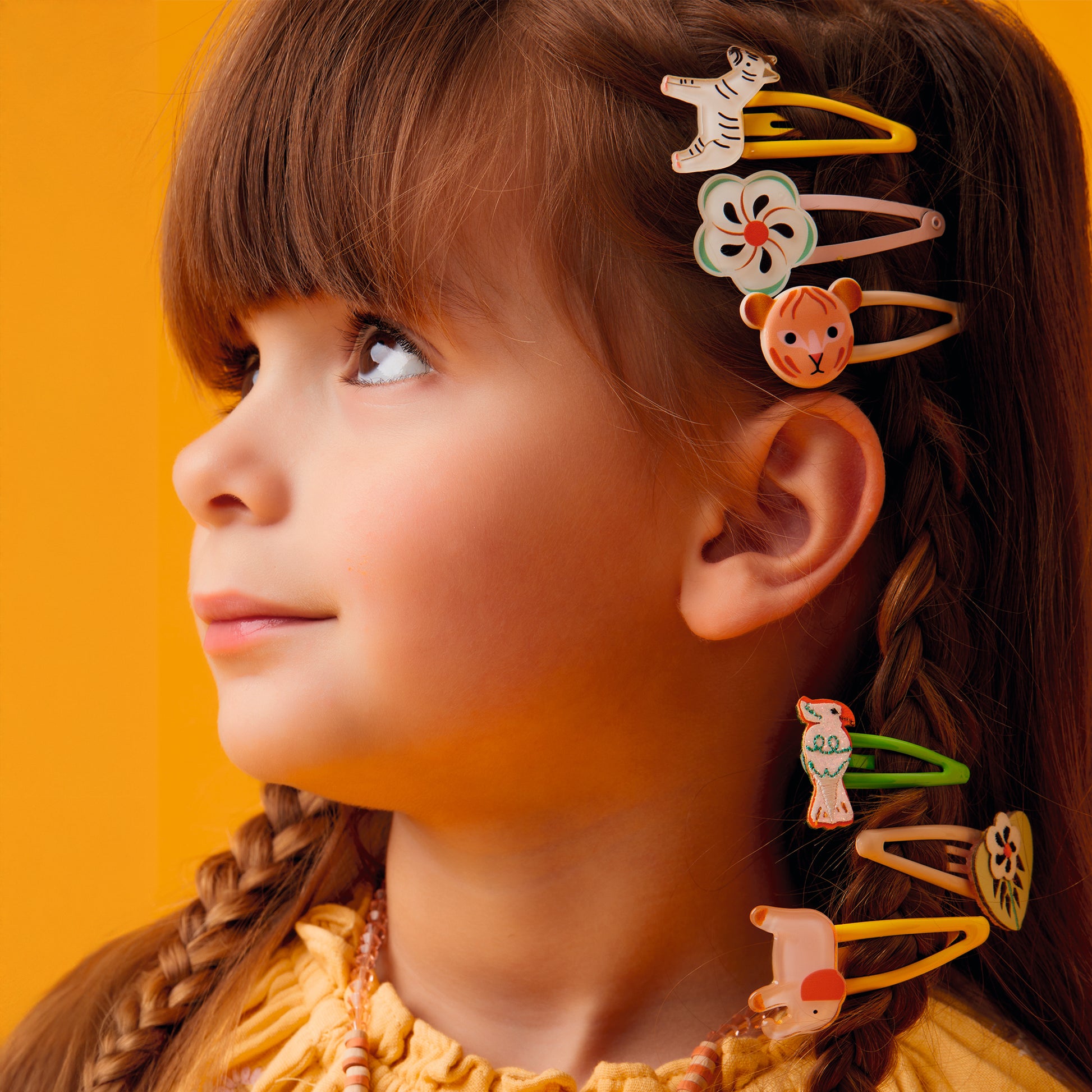 PLUME Arte / Manualidades Set 3 Pinches para el Pelo Colomba – Accesorios Infantiles- Djeco DD05703