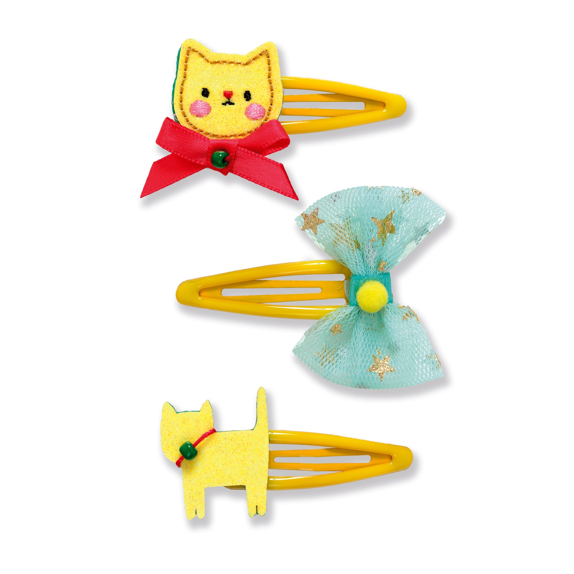 PLUME Arte / Manualidades Set 3 Pinches para el Pelo Mina – Accesorios Infantiles- Djeco DD05743