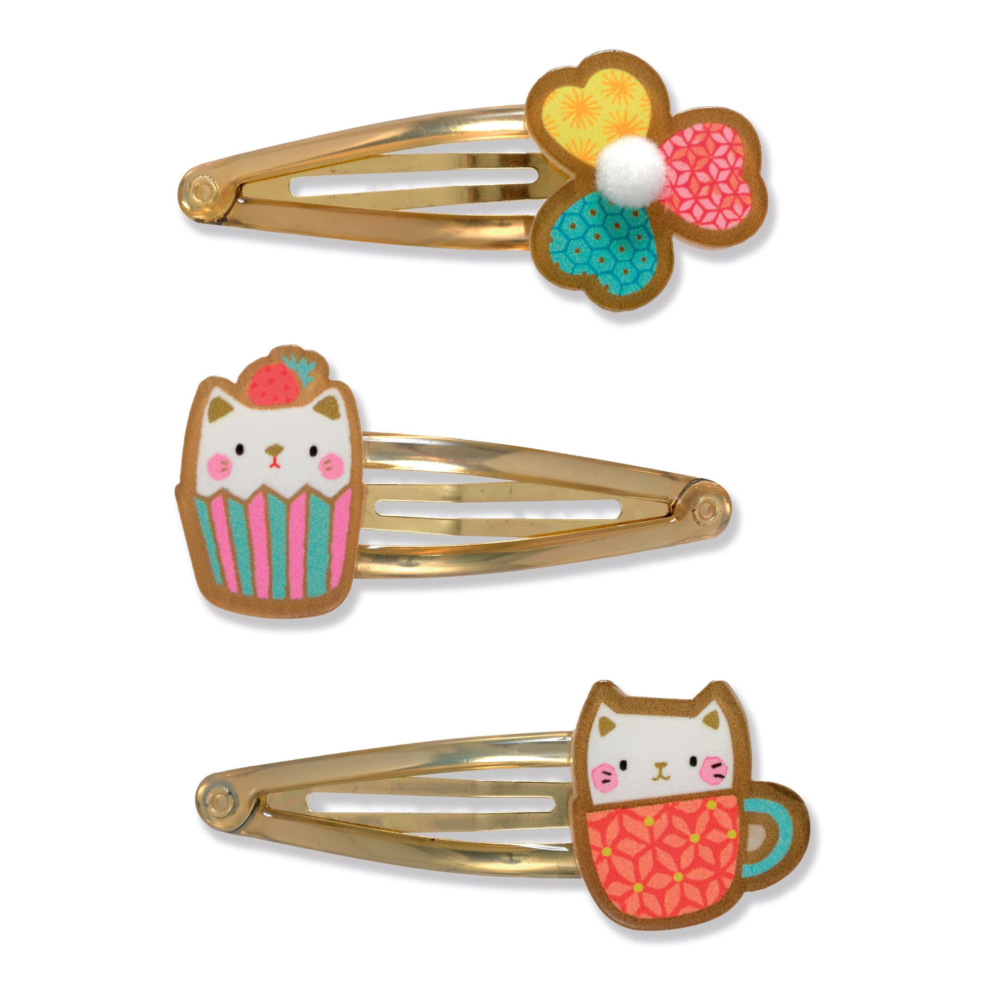 PLUME Arte / Manualidades Set 3 Pinches para el Pelo Yoko – Accesorios Infantiles Djeco DD05744
