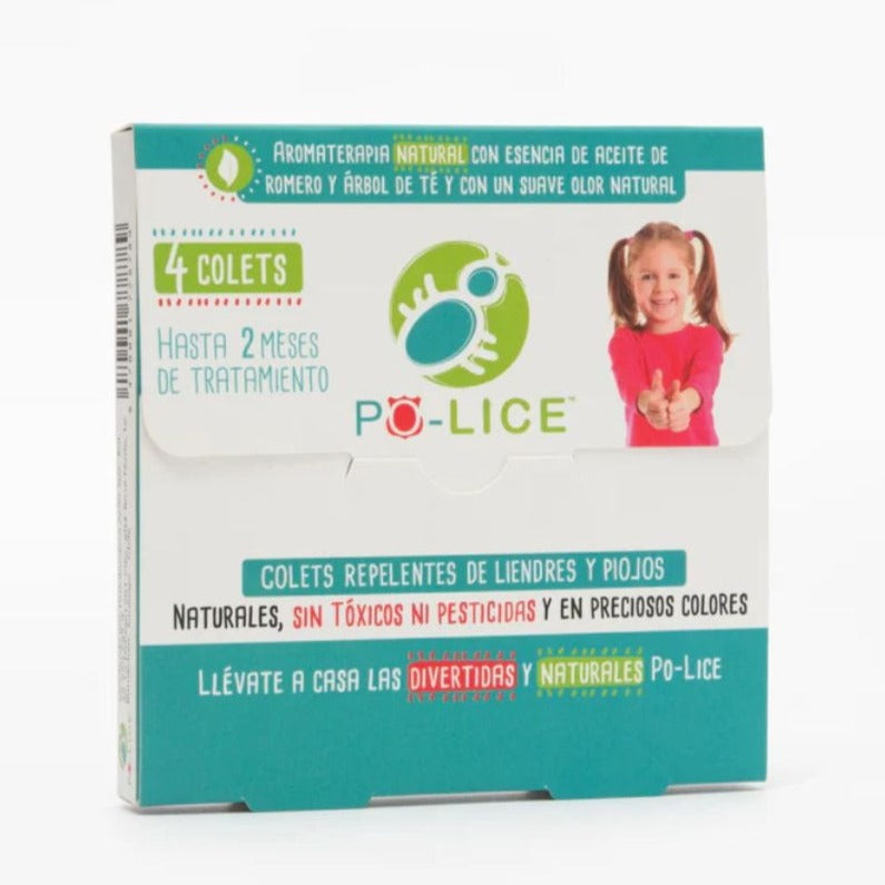 Po-lice Seguridad Colets repelentes de piojos para el cabello PLCE