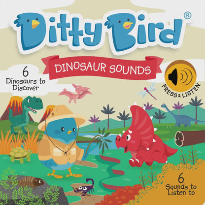 Libro Interactivo Musical Dinosaur Sounds - Ditty Bird