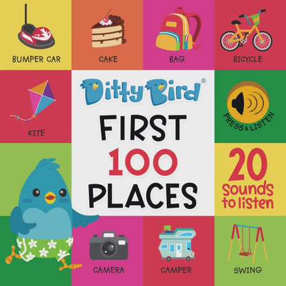 Libro Interactivo Musical First 100 Places - Ditty Bird