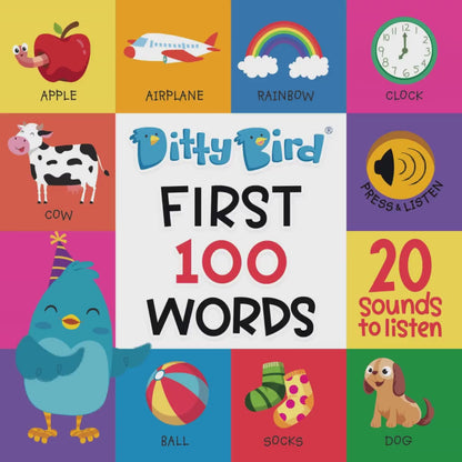 Libro Interactivo Musical First 100 Words - Ditty Bird
