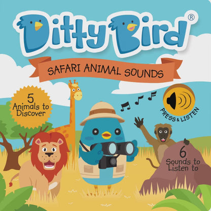 Libro Interactivo Musical Safari Animal Sounds - Ditty Bird
