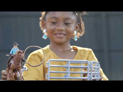 Vaquera con lazo de captura coleccionable Farm World - Schleich