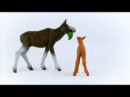Alce hembra con cría - Schleich