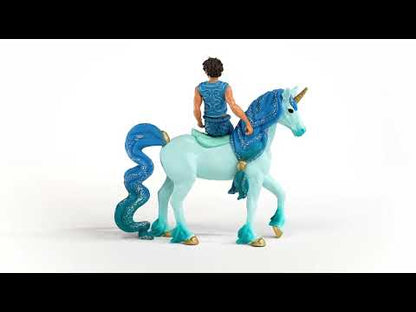Sireno Aryon en unicornio coleccionable Bayala - Schleich
