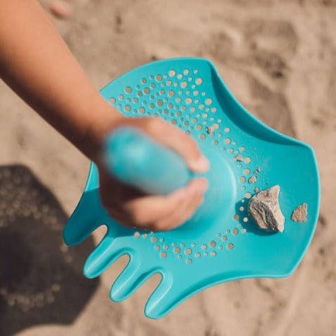 QUUT Juegos de Exterior Rastrillo de playa turquesa triplet QU170006