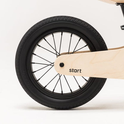 Roda Bicis Bicicleta de Equilibrio de Madera Start Black Aro 12 | RODA 1124