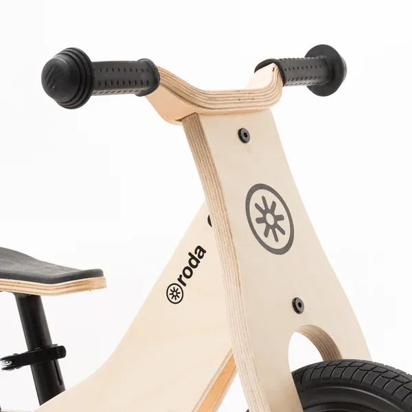 Roda Bicis Bicicleta de Equilibrio de Madera Start Black Aro 12 | RODA 1124
