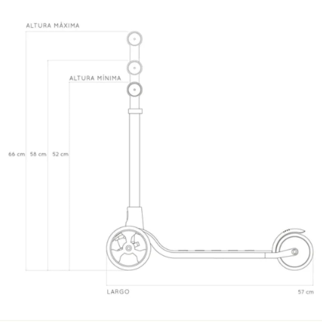Roda Scooter Scooter Roda Aqua 2200