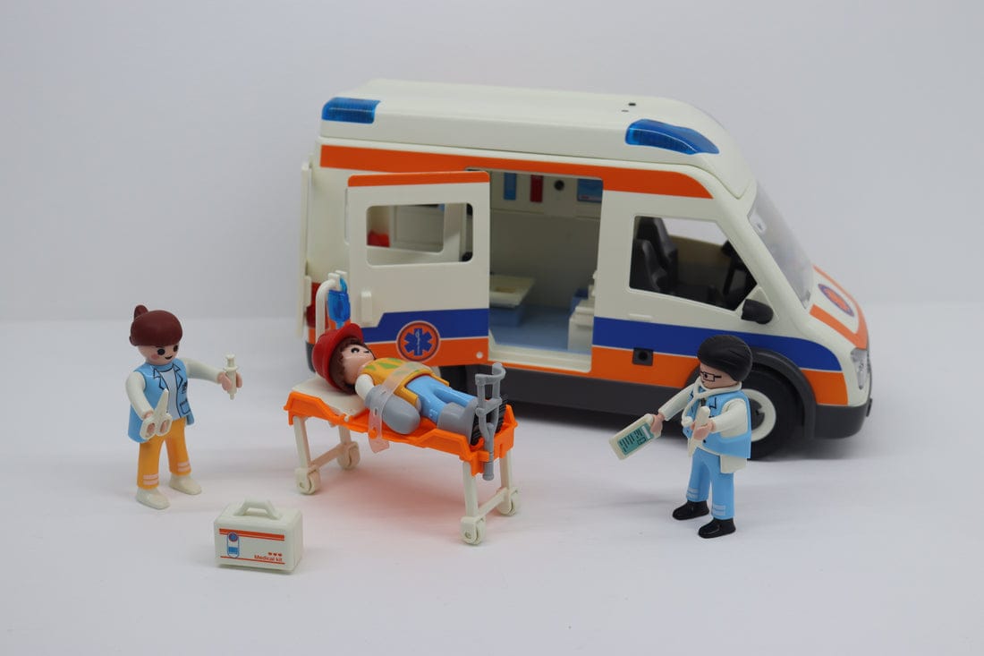 Sami Toys Vehículos de emergencia Ambulancia con luz y sonido - Samy Toys CJ-4277559