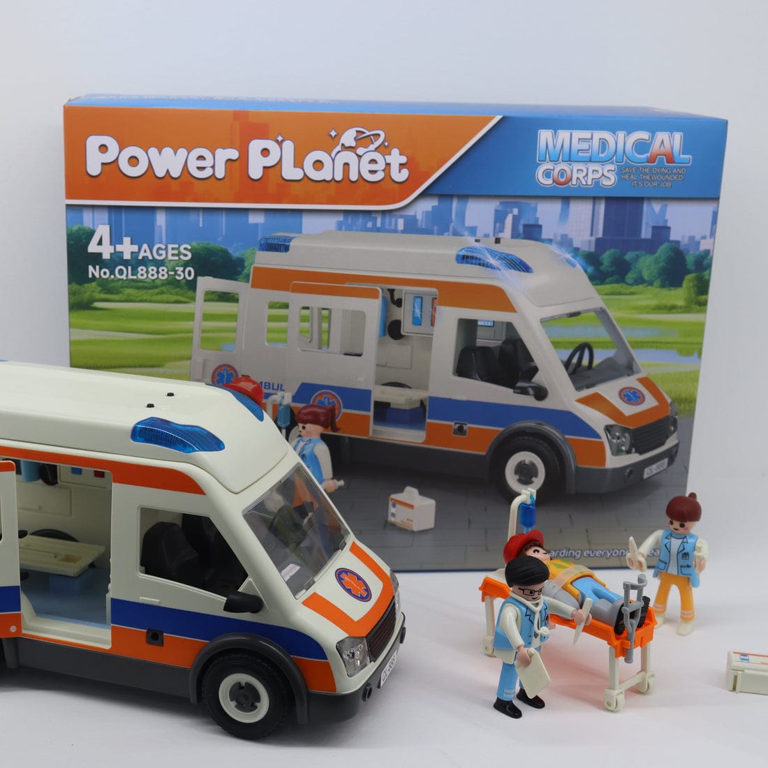 Sami Toys Vehículos de emergencia Ambulancia con luz y sonido - Samy Toys CJ-4277559