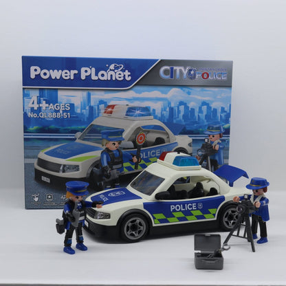Sami Toys Vehículos de emergencia Auto de Policía con Luz y Sonido - Samy Toys CJ-4277567